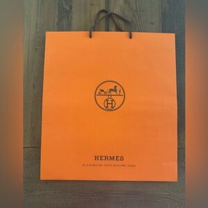 AUTHENTIC Hermes Paper Gift Bag Large